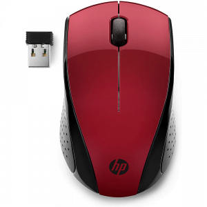 עכבר אלחוטי Hp Wireless Mouse 220 Red Matte