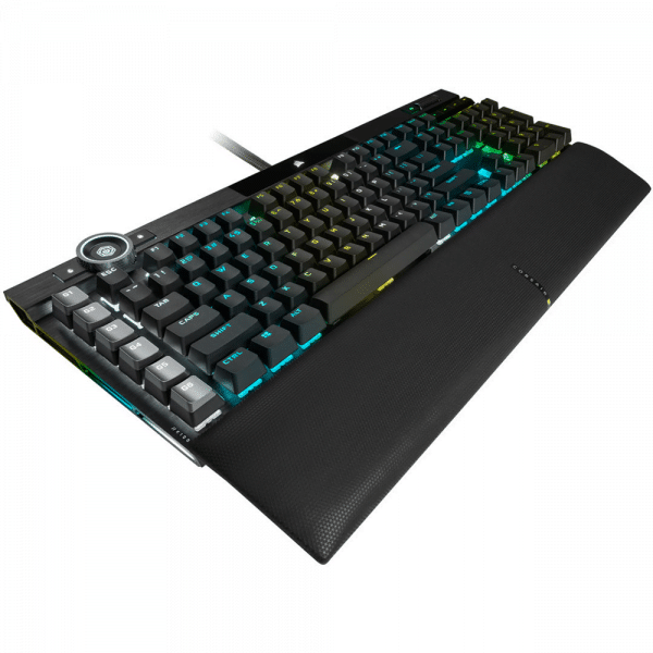 ⁦מקלדת גיימינג מכנית Corsair K100  OPX Switch — Black⁩ – תמונה ⁦2⁩