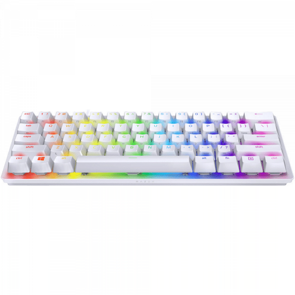 ⁦מקלדת גיימינג מכנית אופטית Razer Huntsman Mini RGB Opto-Mech Keyboard Linear Switch Mercury⁩ – תמונה ⁦2⁩