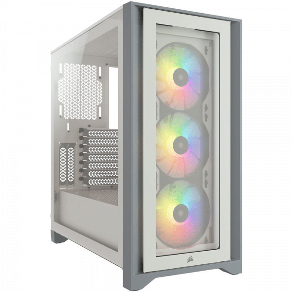 מארז מחשב Corsair iCUE 4000X RGB Mid Tower White