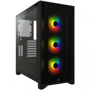 מארז מחשב Corsair iCUE 4000X RGB Mid Tower Black