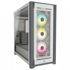 מארז מחשב Corsair iCUE 5000X RGB Mid Tower Case White