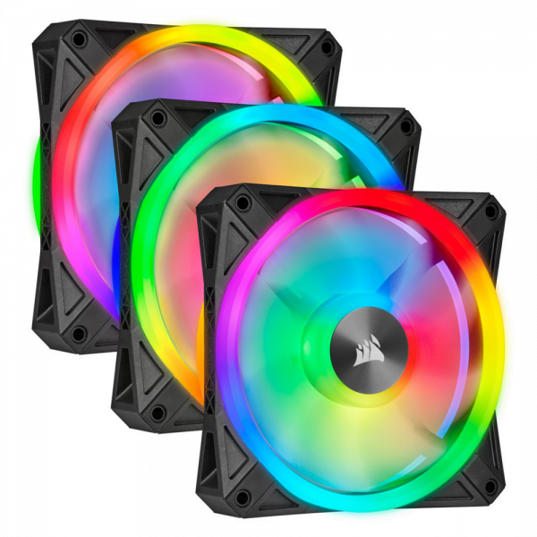 מאורר למארז Corsair QL120 ARGB PWM 120mm 3 Pack