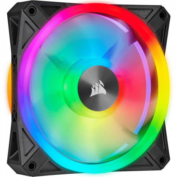 מאורר למארז Corsair QL120 ARGB PWM 120mm Black