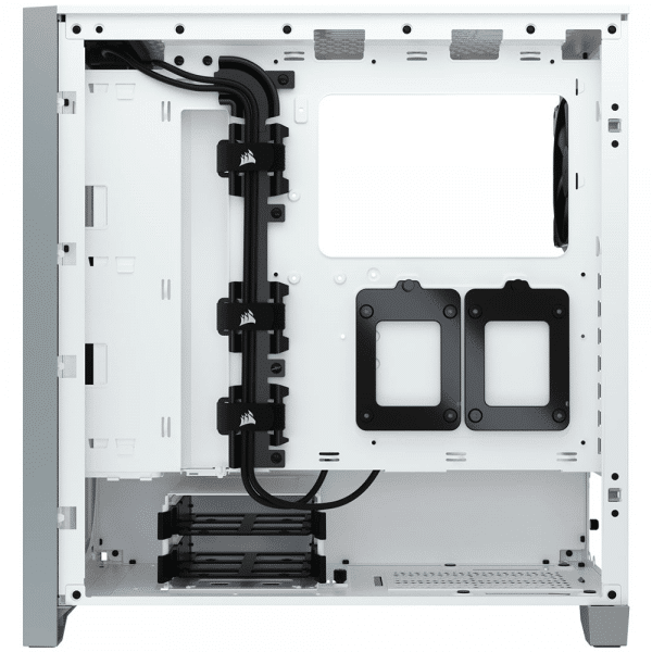 ⁦מארז למחשב Corsair 4000D Airflow Tempered Glass Mid Tower White⁩ – תמונה ⁦2⁩