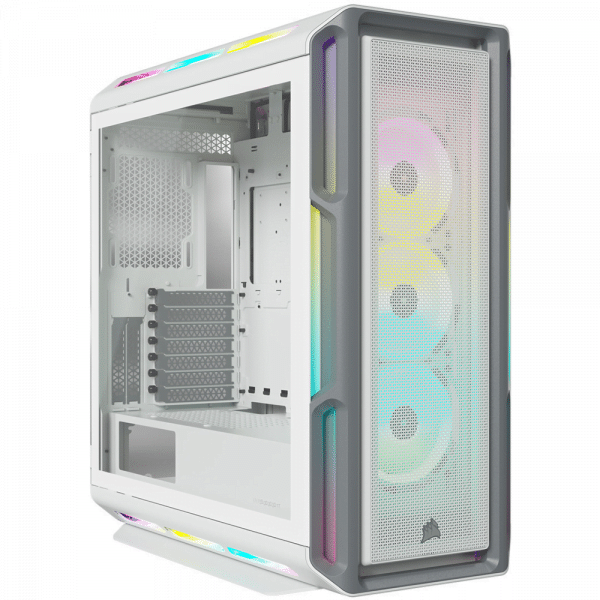 מארז מחשב Corsair iCUE 5000T RGB Tempered Glass Mid Tower White