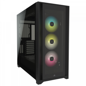 מארז מחשב Corsair iCUE 5000X RGB Tempered Glass Mid Tower Black