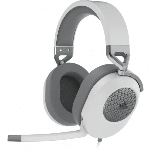 אוזניות גיימינג Corsair HS65 White