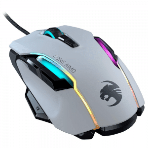 עכבר גיימינג Roccat Kone AIMO Remastered White