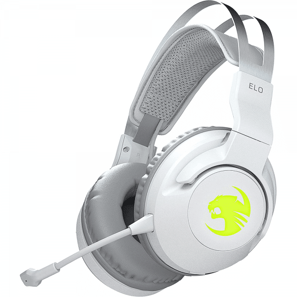 אוזניות גיימינג ROCCAT Elo 7.1 Air Wireless Surround Sound RGB White