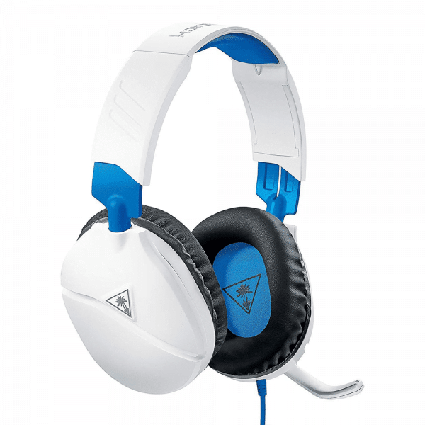 אוזניות גיימינג לבן/כחול Turtle Beach Recon 70P