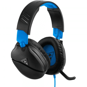 אוזניות גיימינג שחור/כחול Turtle Beach Recon 70P