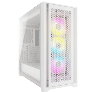מארז CORSAIR 5000D RGB AIRFLOW Mid-Tower Case White