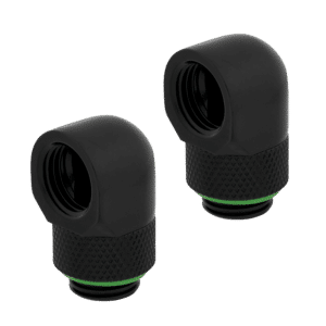 זוג מתאמים CORSAIR Hydro X Series 90° Rotary Adapter - Black