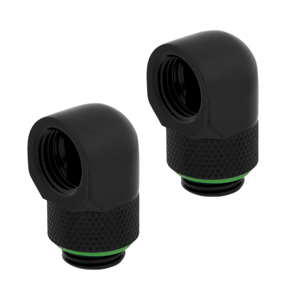 זוג מתאמים CORSAIR Hydro X Series 90° Rotary Adapter - Black
