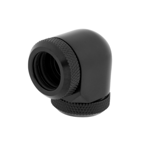 זוג מתאמים CORSAIR Hydro X Series XF Hardline 90° 14mm Fitting - Black