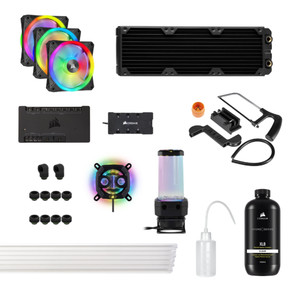 ⁦מערכת קירור נוזלי לבנייה עצמית CORSAIR Hydro X Series iCUE XH305i RGB PRO⁩ – תמונה ⁦2⁩
