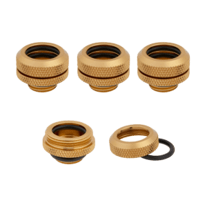 מארז מתאמים CORSAIR Hydro X Series XF Hardline 14mm OD Fitting - Gold