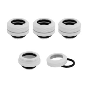 מארז מתאמים CORSAIR Hydro X Series XF Hardline 14mm OD Fitting - White