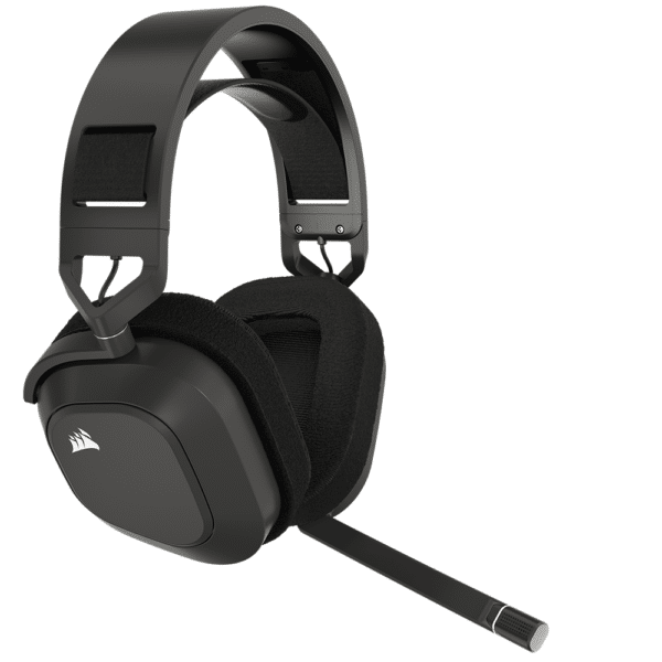 אוזניות גיימינג אלחוטיות CORSAIR HS80 MAX WIRELESS - Black