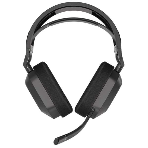 ⁦אוזניות גיימינג אלחוטיות CORSAIR HS80 MAX WIRELESS - Black⁩ – תמונה ⁦2⁩
