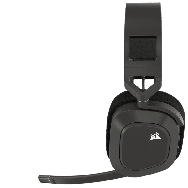 ⁦אוזניות גיימינג אלחוטיות CORSAIR HS80 MAX WIRELESS - Black⁩ – תמונה ⁦3⁩