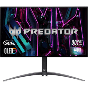 מסך גיימינג Acer Predator X27U WQHD OLED 240Hz 0.01ms
