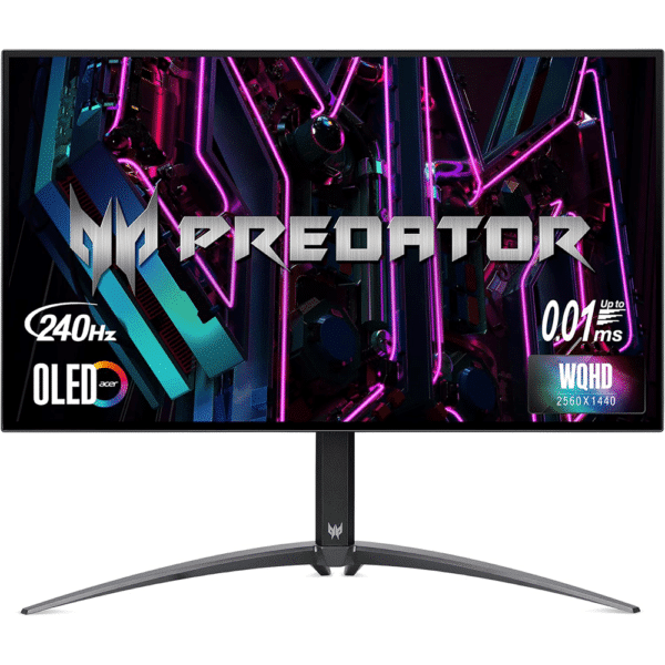 מסך גיימינג Acer Predator X27U WQHD OLED 240Hz 0.01ms