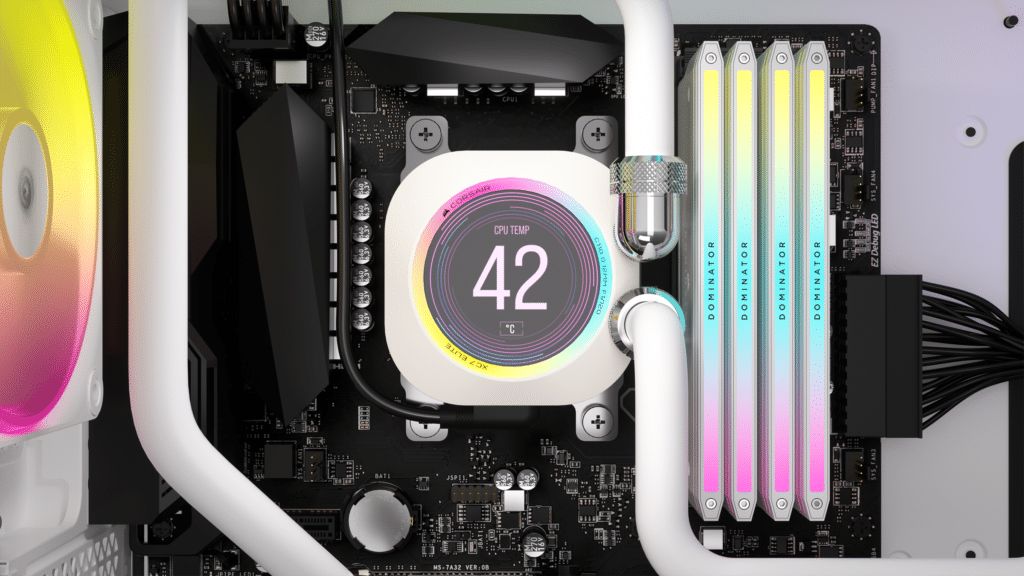 בלוק למעבד CORSAIR iCUE XC7 RGB ELITE LCD CPU Water Block