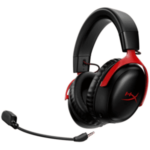 אוזניות גיימינג אלחוטיות HyperX Cloud III Wireless Black/Red