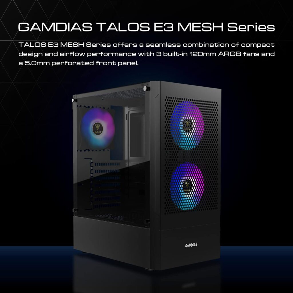 מארז GAMDIAS TALOS E3 MESH BLACK