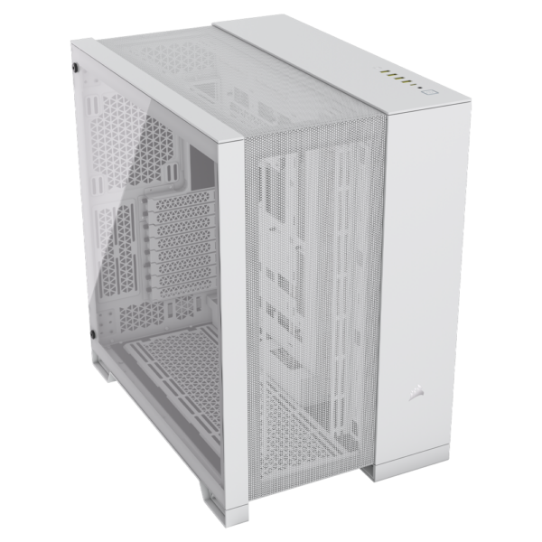 מארז CORSAIR 6500D AIRFLOW Mid-Tower Dual Chamber PC Case - White