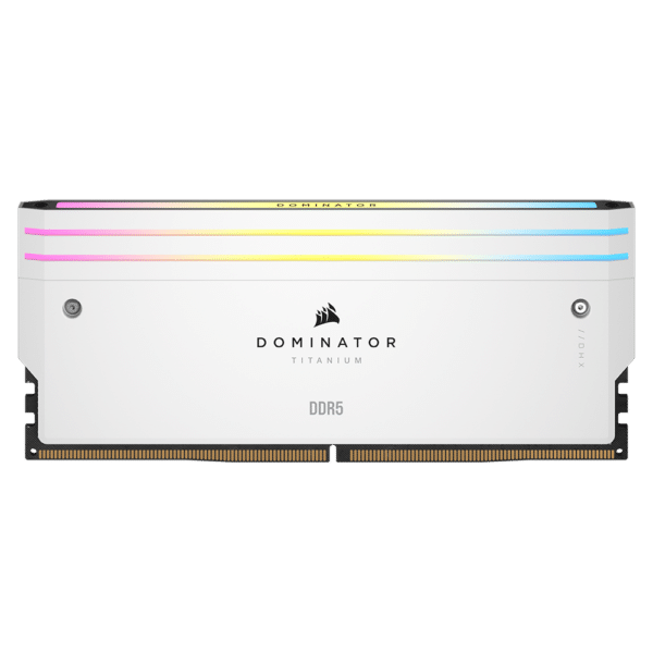 ⁦זכרון לבן לנייח Corsair DOMINATOR TITANIUM 64GB (2x32GB) DDR5 6600MT/s CL32⁩ – תמונה ⁦2⁩