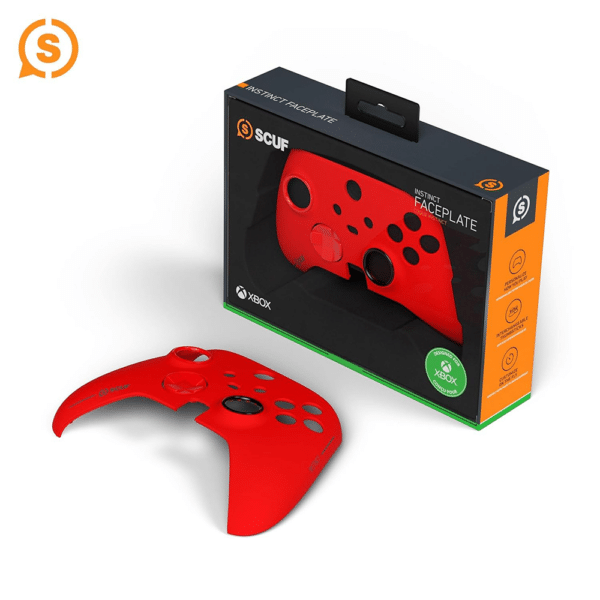 ערכת החלפת שילדה קדמית SCUF Instinct Faceplate Red Xbox Series X, S, Xbox One
