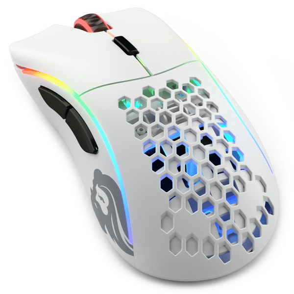 עכבר גיימינג אלחוטי לבן Glorious Model D