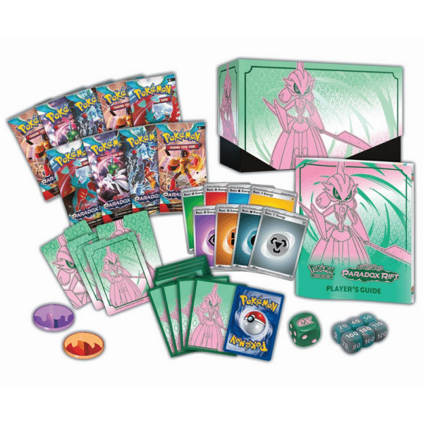 ⁦מארז קלפים POKEMON TCG  Paradox RIFT Elite Trainer Box - Iron Valiant⁩ – תמונה ⁦2⁩