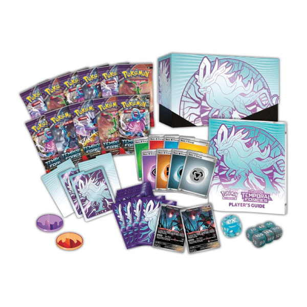 ⁦מארז קלפים לאספנים – Temporal Forces Elite Trainer Box⁩ – תמונה ⁦2⁩