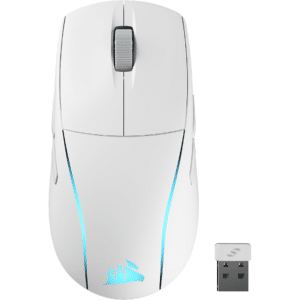 עכבר גיימינג אלחוטי לבן Corsair M75 Wireless RGB
