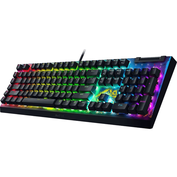 מקלדת גיימינג Razer BlackWidow V4 X Yellow Switch Fortnite Ed
