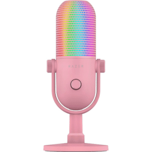 מיקרופון Razer Seiren V3 Chroma RGB Quartz Pink