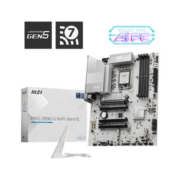 לוח אם MSI PRO Z890-S WiFi White