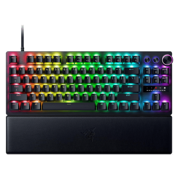מקלדת גיימינג RAZER HUNTSMAN V3 PRO TENKEYLESS BLACK