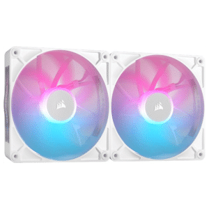 זוג מאווררים CORSAIR iCUE Link RX140 WHITE