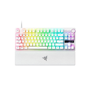 מקלדת גיימינג  RAZER HUNTSMAN V3 PRO TENKEYLESS WHITE