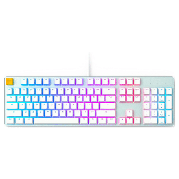 מקלדת גיימינג GLORIOUS GMMK FULL SIZE 100% WHITE