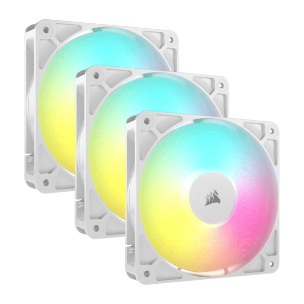שלישית מאווררים CORSAIR RS120 ARGB White