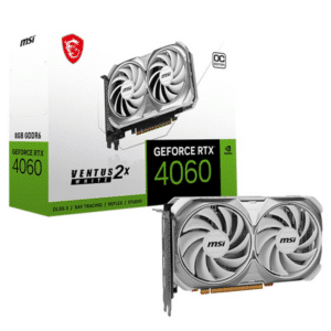 כרטיס מסך MSI GeForce RTX 4060 Ventus 2X White OC 8GB