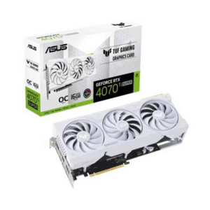 כרטיס מסך לבן ASUS TUF Gaming GeForce RTX™ 4070 Ti SUPER 16GB