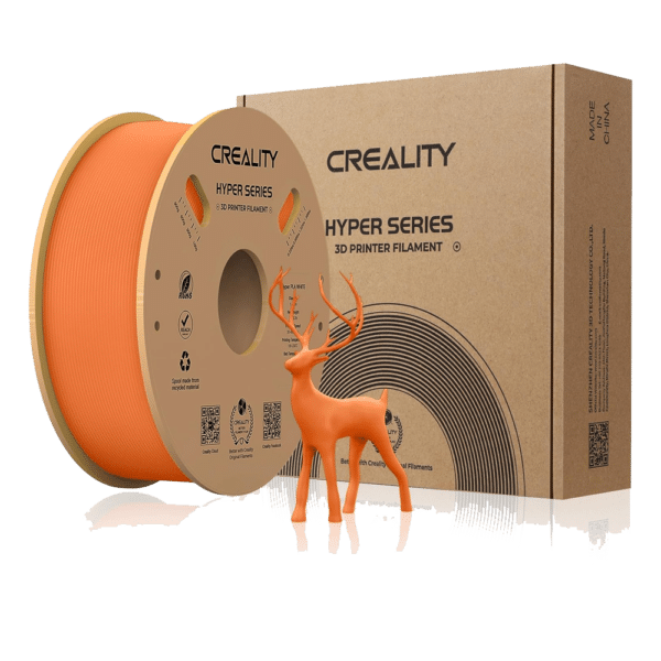סליל הדפסה (פילמנט) 1.75 מ”מ / 1 ק”ג דגם Hyper Series PLA מבית Creality – צבע כתום