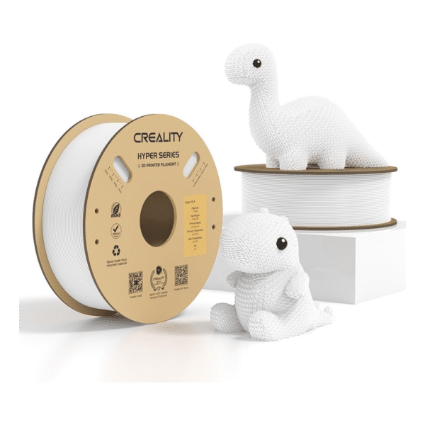 סליל הדפסה (פילמנט) 1.75 מ”מ / 1 ק”ג דגם Hyper Series PLA מבית Creality – צבע לבן